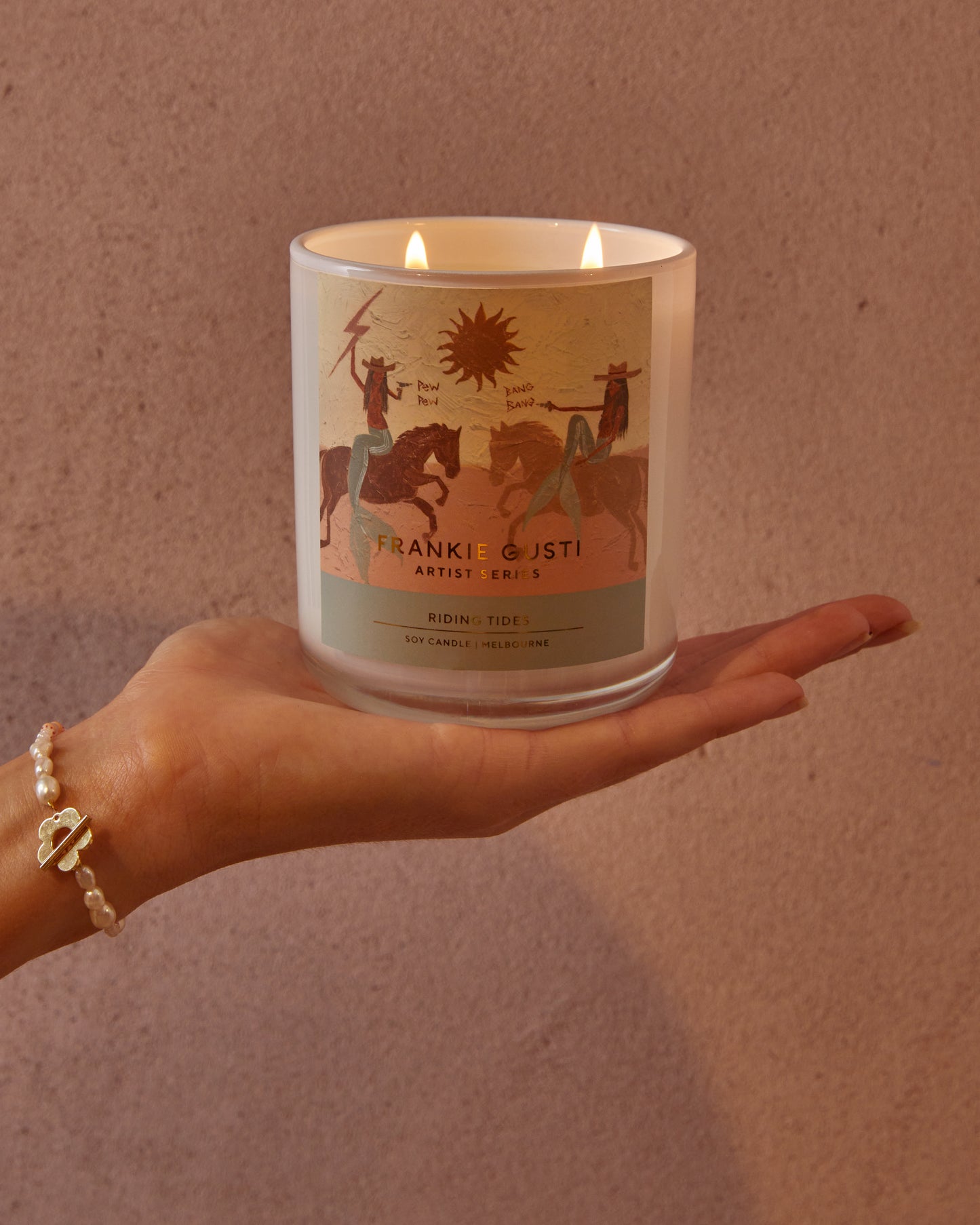 Frankie Gusti Artist Series Candle, Riding Tides