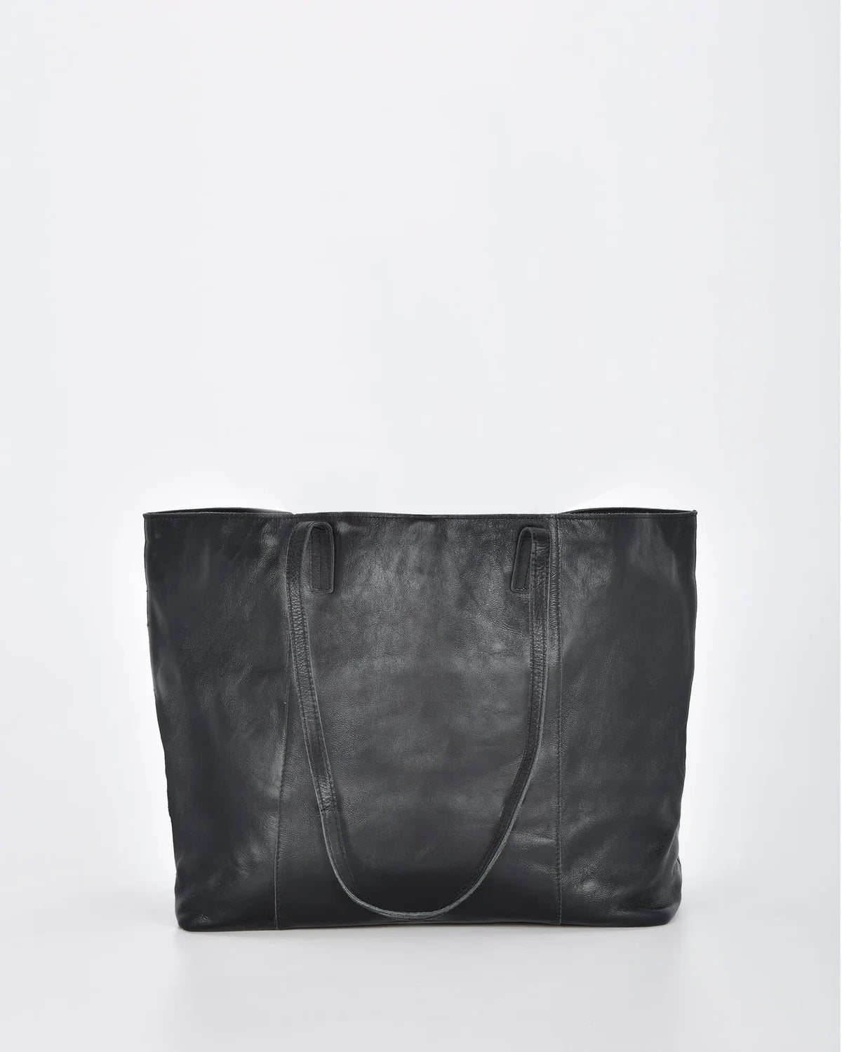 Gabee Elara Metallic Leather Hobo Bag, Black
