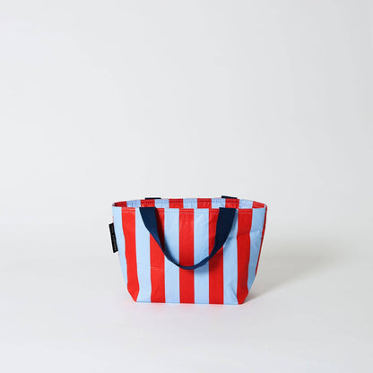 Project Ten Mini Tote, Red Blue Stripe