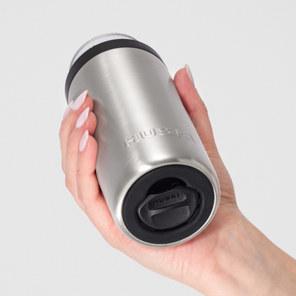 Huski Slim Can Cooler, White
