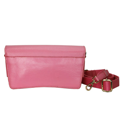 Adessa Biella Leather Bag, Sweet Pink