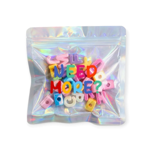 Findlay Extra Alphabet Letters, Shimmer Rainbow
