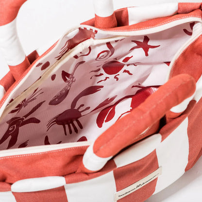 Business and Pleasure The Cloud Cooler Tote Bag, Le Sirenuse Stripe