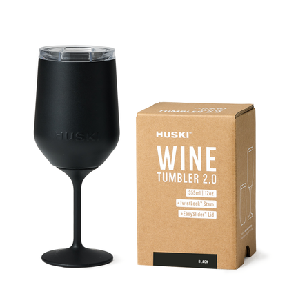 Huski Wine Tumbler 2.0, Black