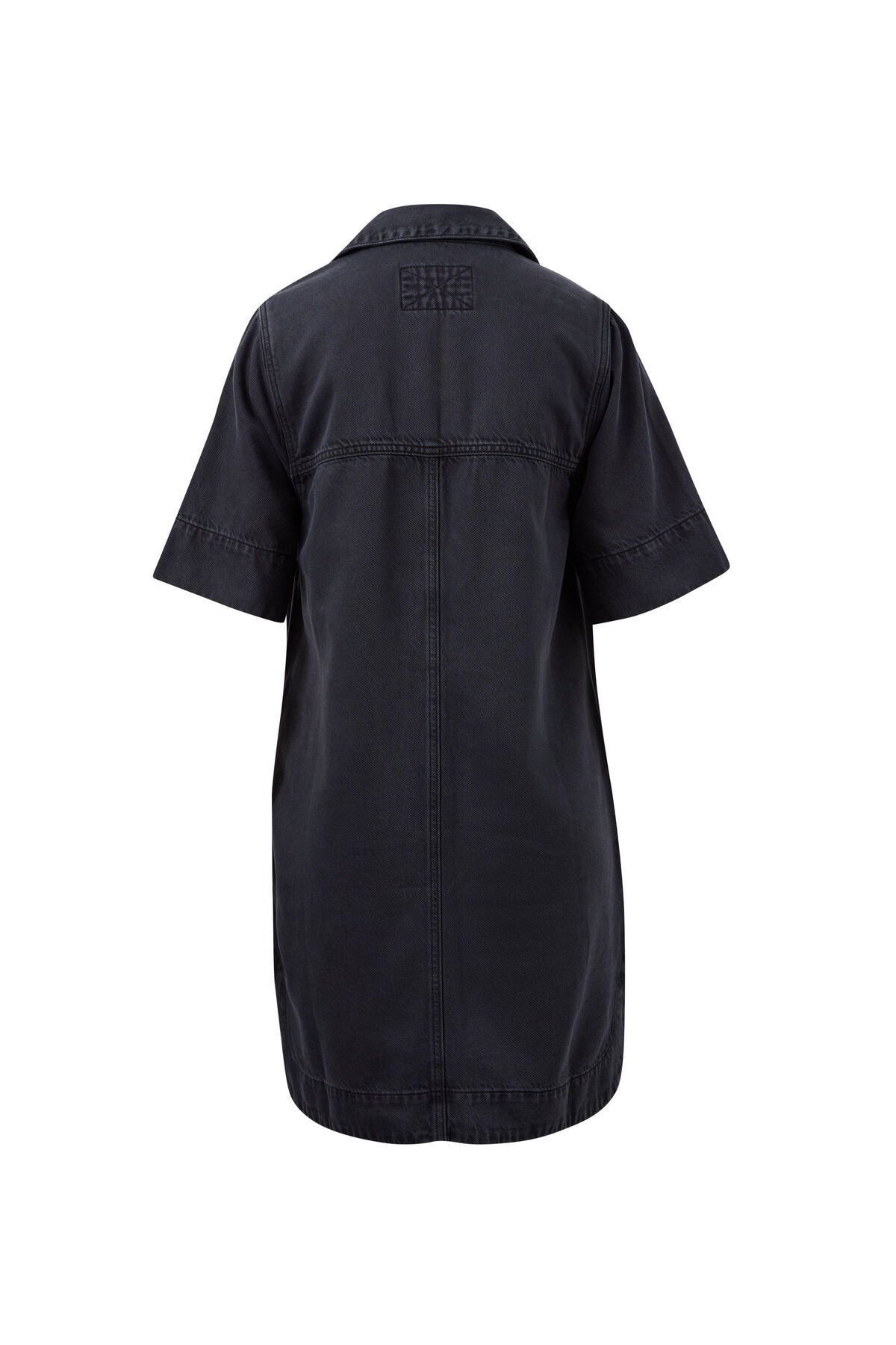 Ceres Life Bonnie Relaxed Shirt Dress, Washed Black