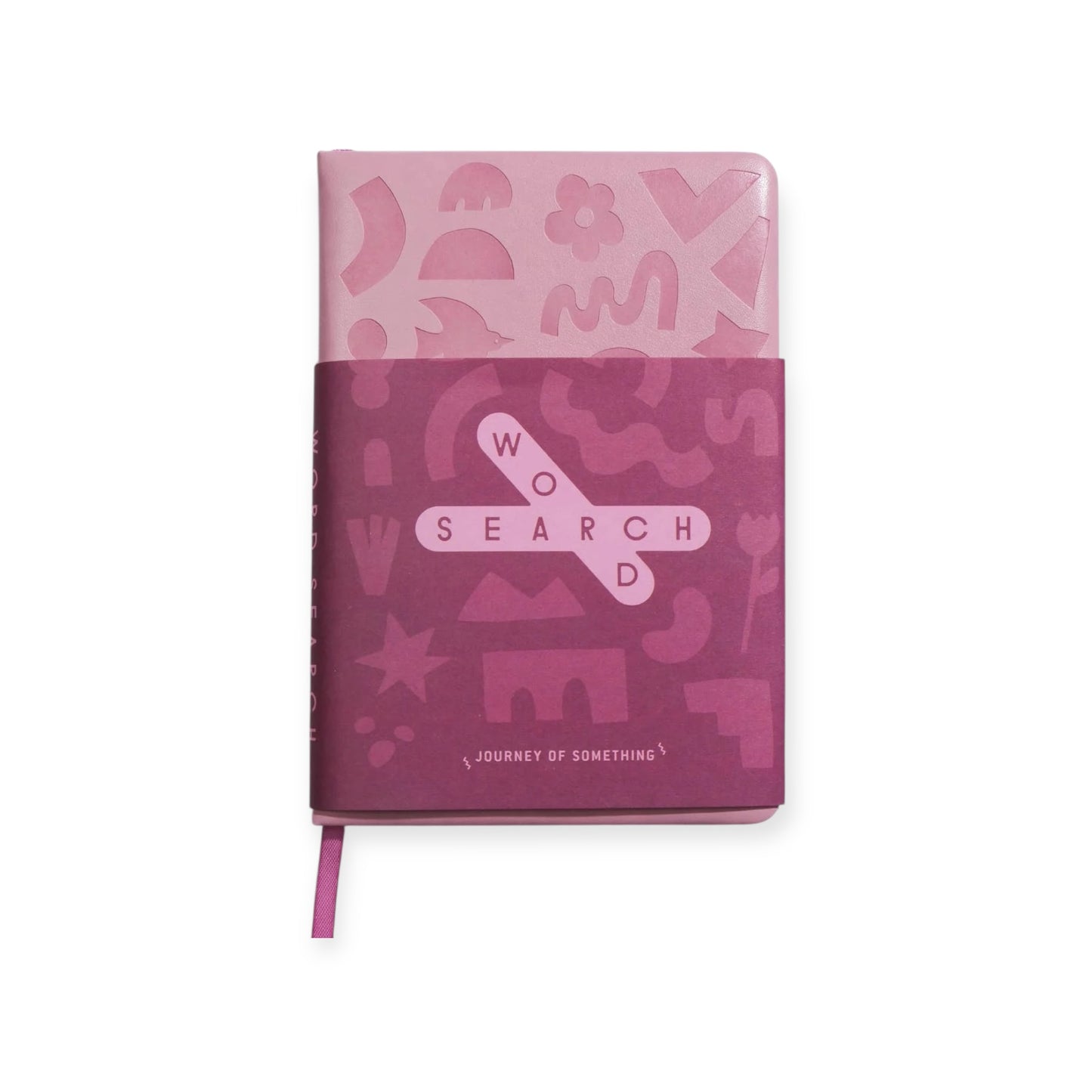Journey Of Something Word Search Pink Abstract