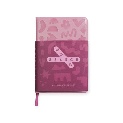 Journey Of Something Word Search Pink Abstract