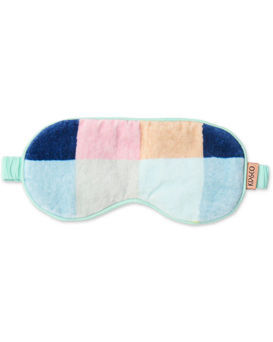 Kip & Co Bon Bon Eye Mask, Florida Tartan