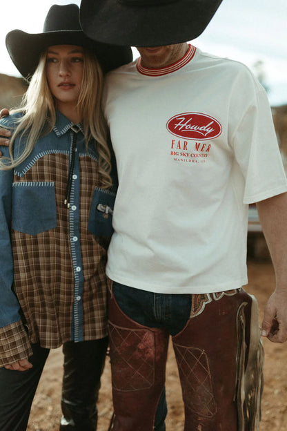 FAR MER. by Whitney Box Tee Tshirt, Big Red