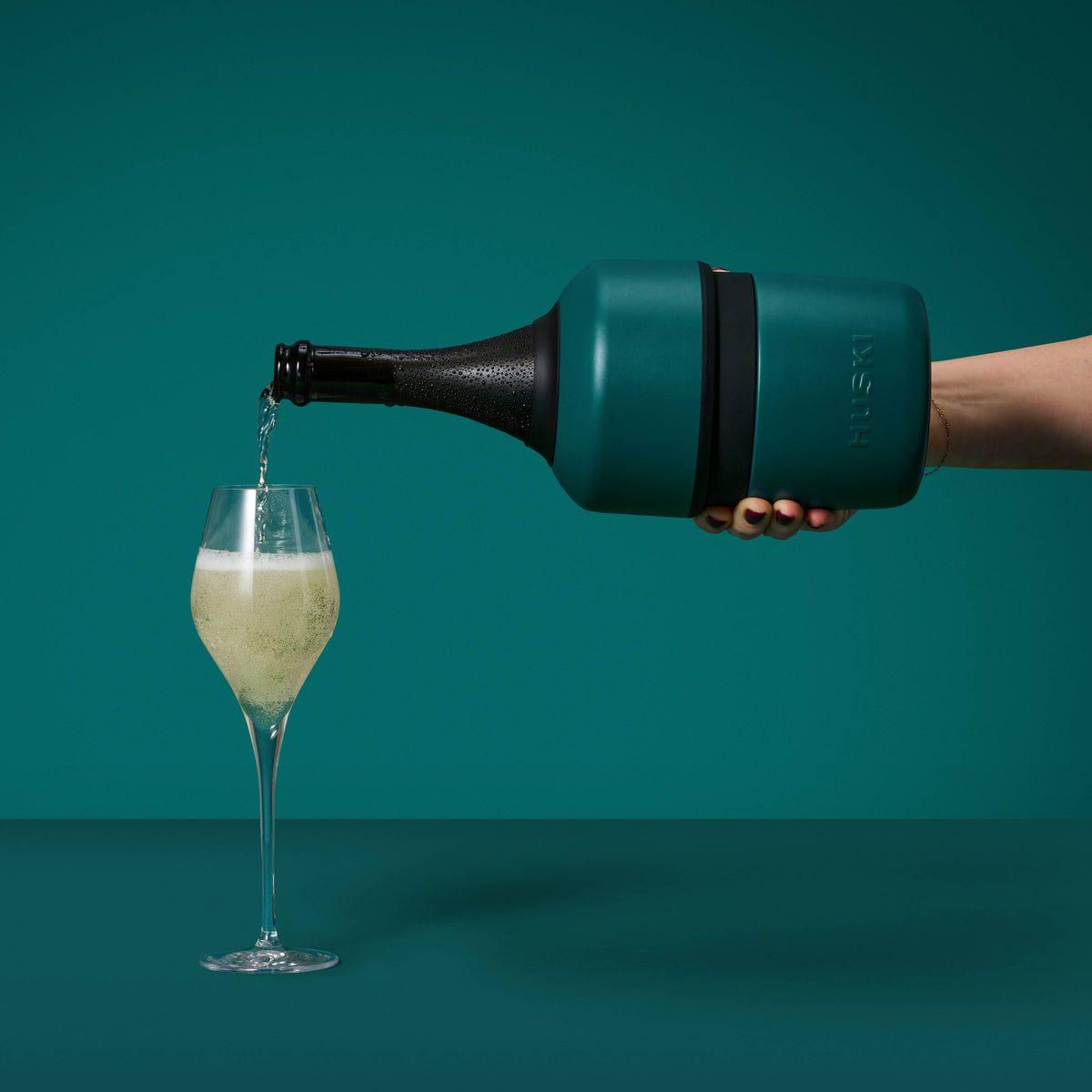 Huski Champagne Cooler, Deep Teal (Limited Release)