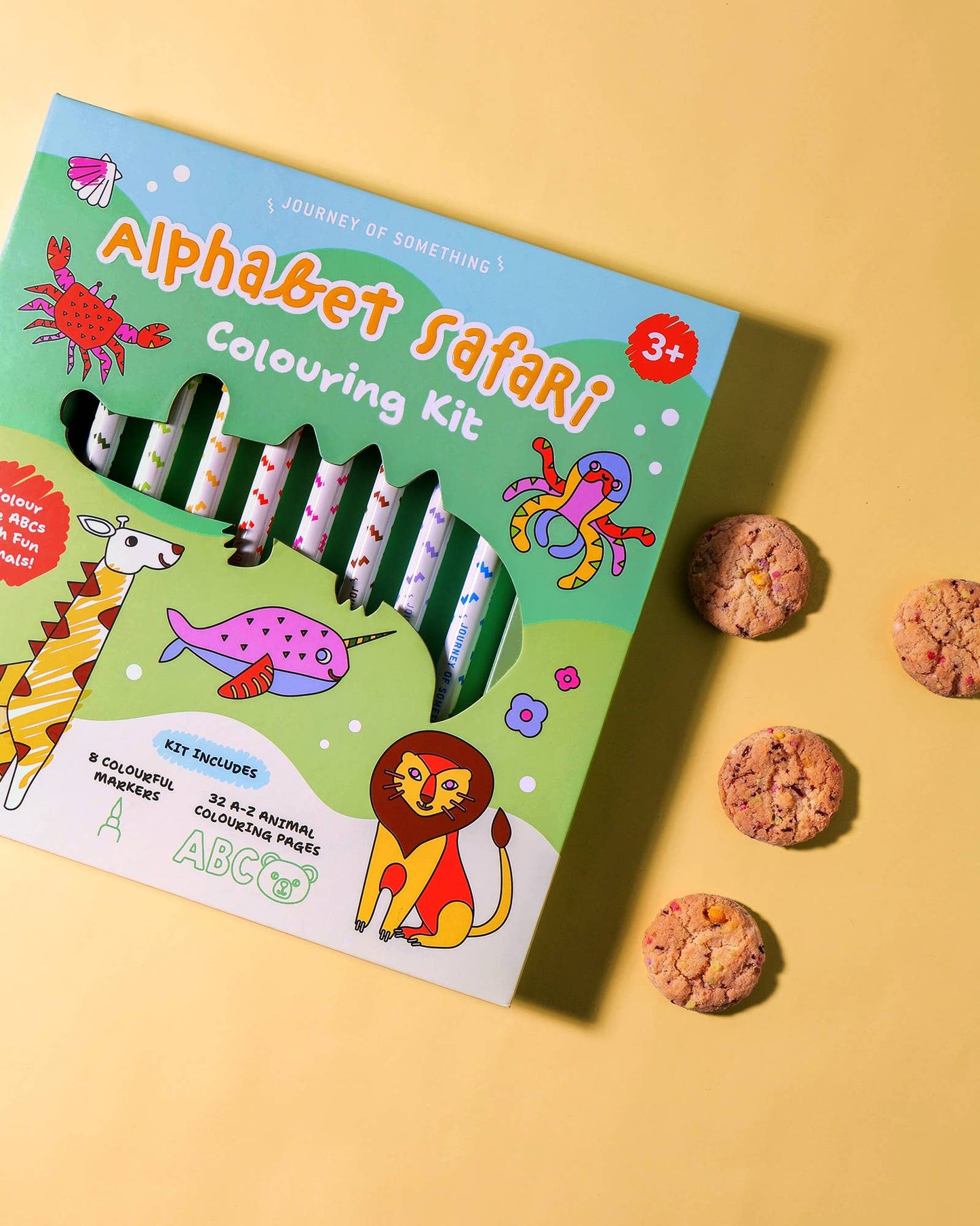 Journey Of Something Colouring Kit, Alphabet Safari