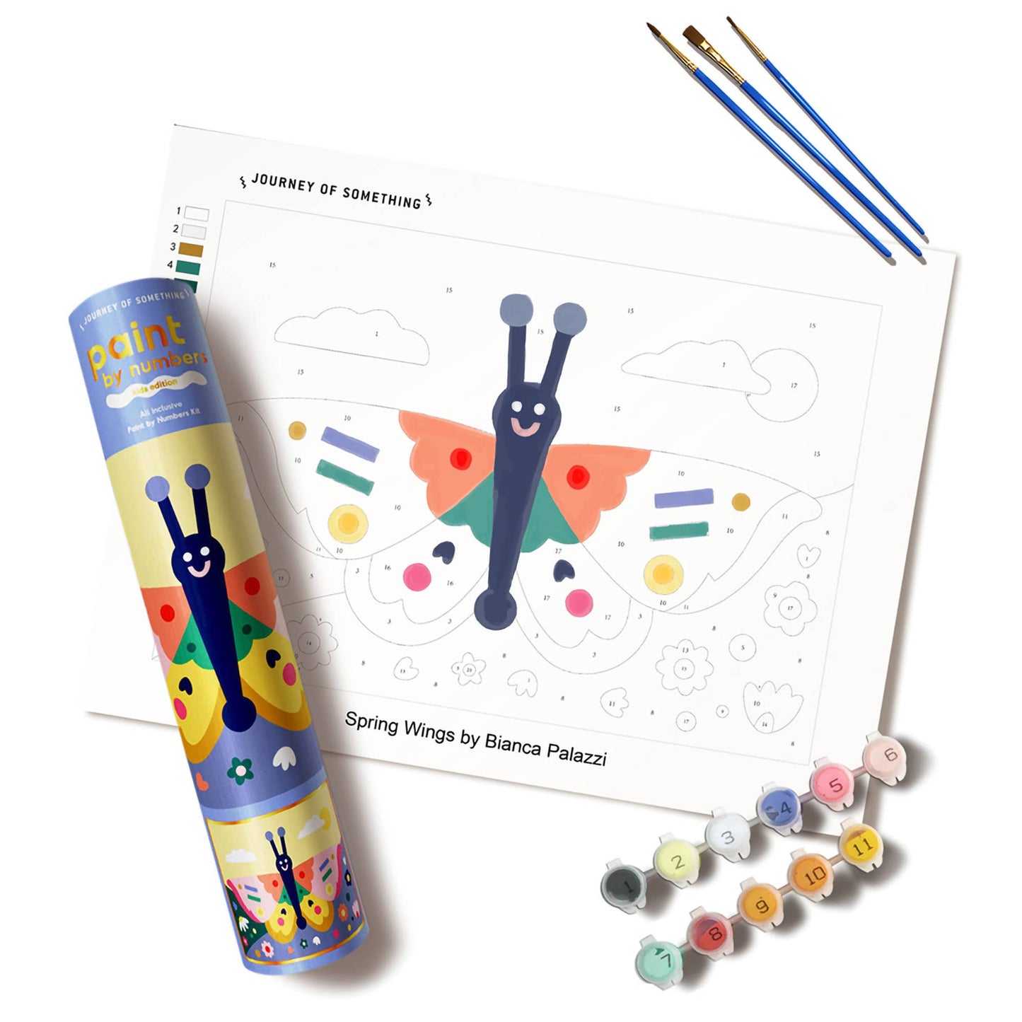 Journey Of Something Kids Paint by Numbers, Spring Wings