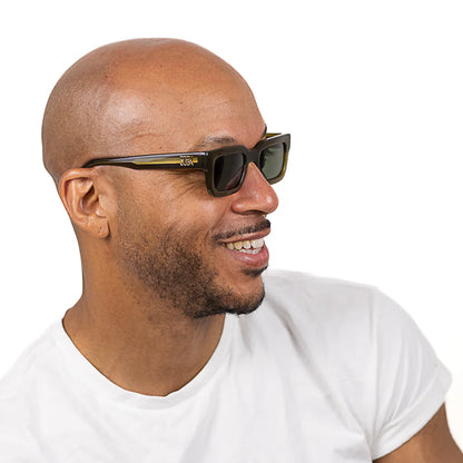 Soek Rove Moss Sunglasses, Khaki