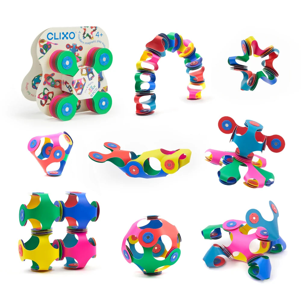 Clixo Tiny & Mighty Classic
Magnetic Pack, 9 pieces