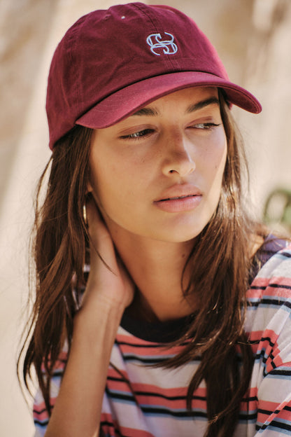 Ceres Life Pip Everyday Cap, Burgandy