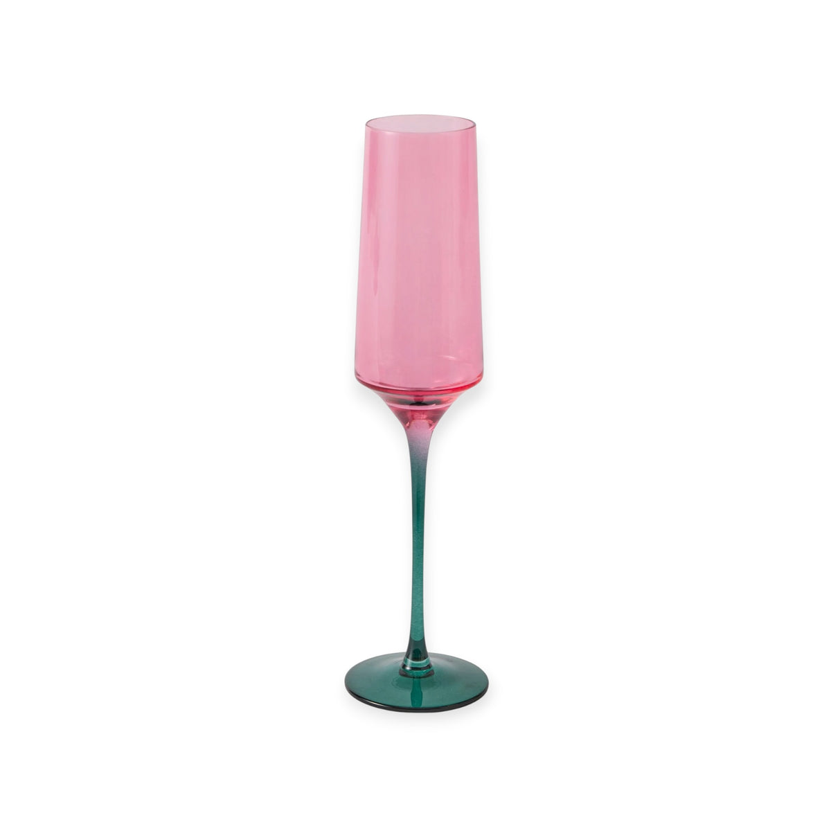 Kip & Co Champagne Glass, Isle Of Pink 2 Piece Set