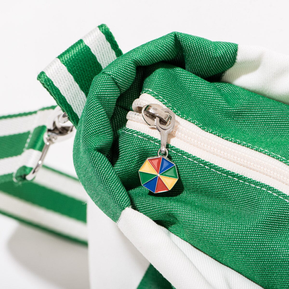 Business and Pleasure The Cloud Cooler Tote Bag, Crew Canyon Green Stripe