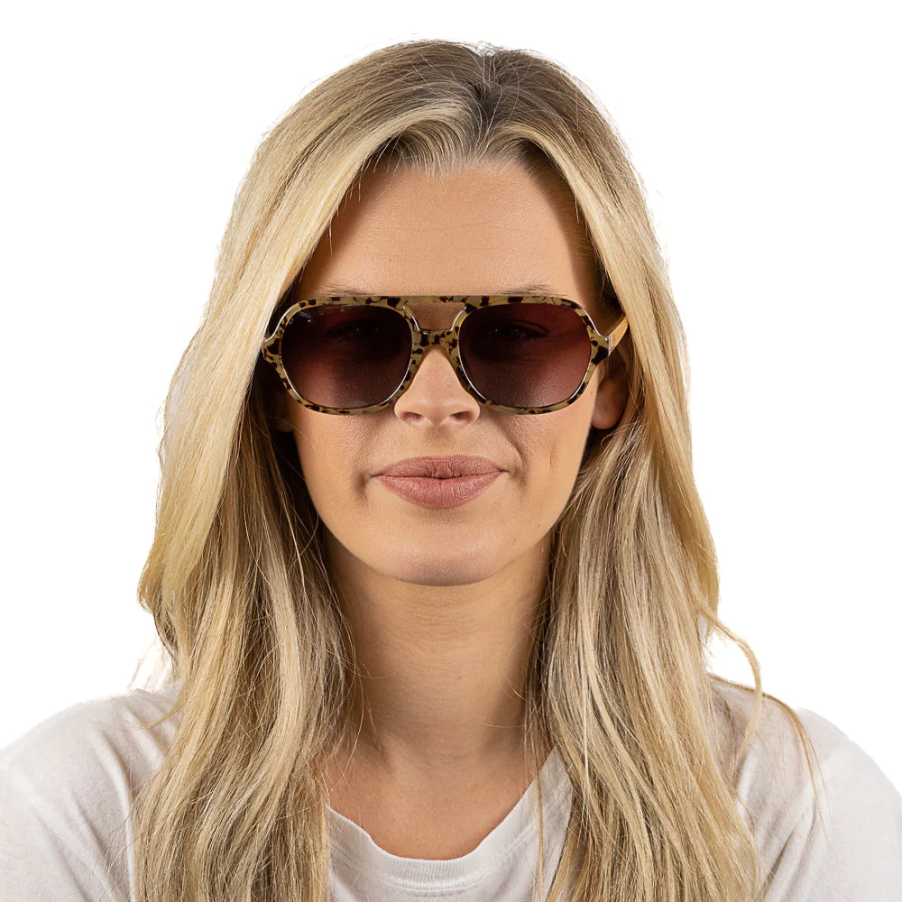 Soek Billy Sunglasses, Opal Tortoiseshell