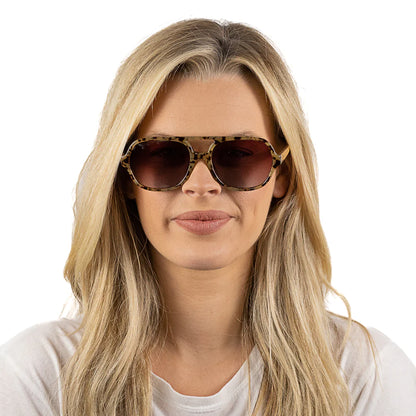 Soek Billy Sunglasses, Opal Tortoiseshell