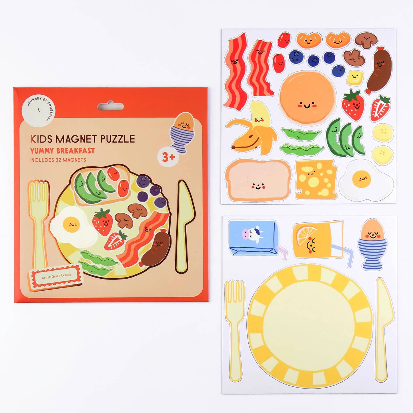 Journey Of Something Kids Magnet Puzzle, Yummy Breakfast