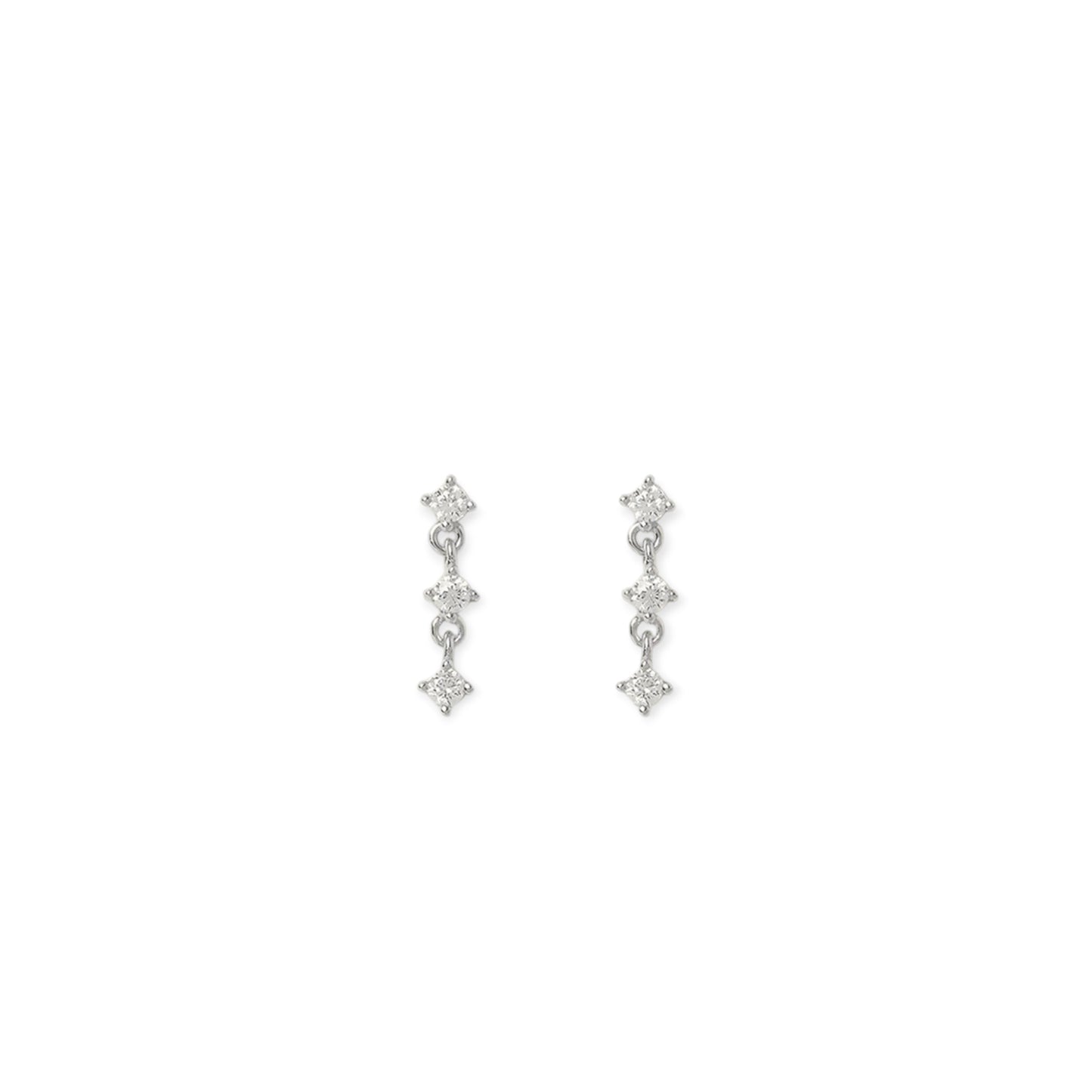 Arms Of Eve Yael Gold Earrings, Silver
