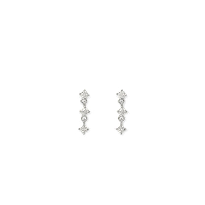 Arms Of Eve Yael Gold Earrings, Silver