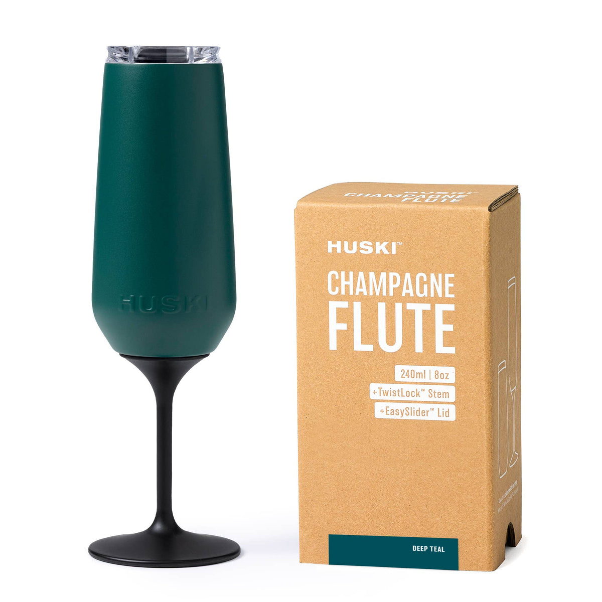 Huski Champagne Flute, Deep Teal (Limited Release)