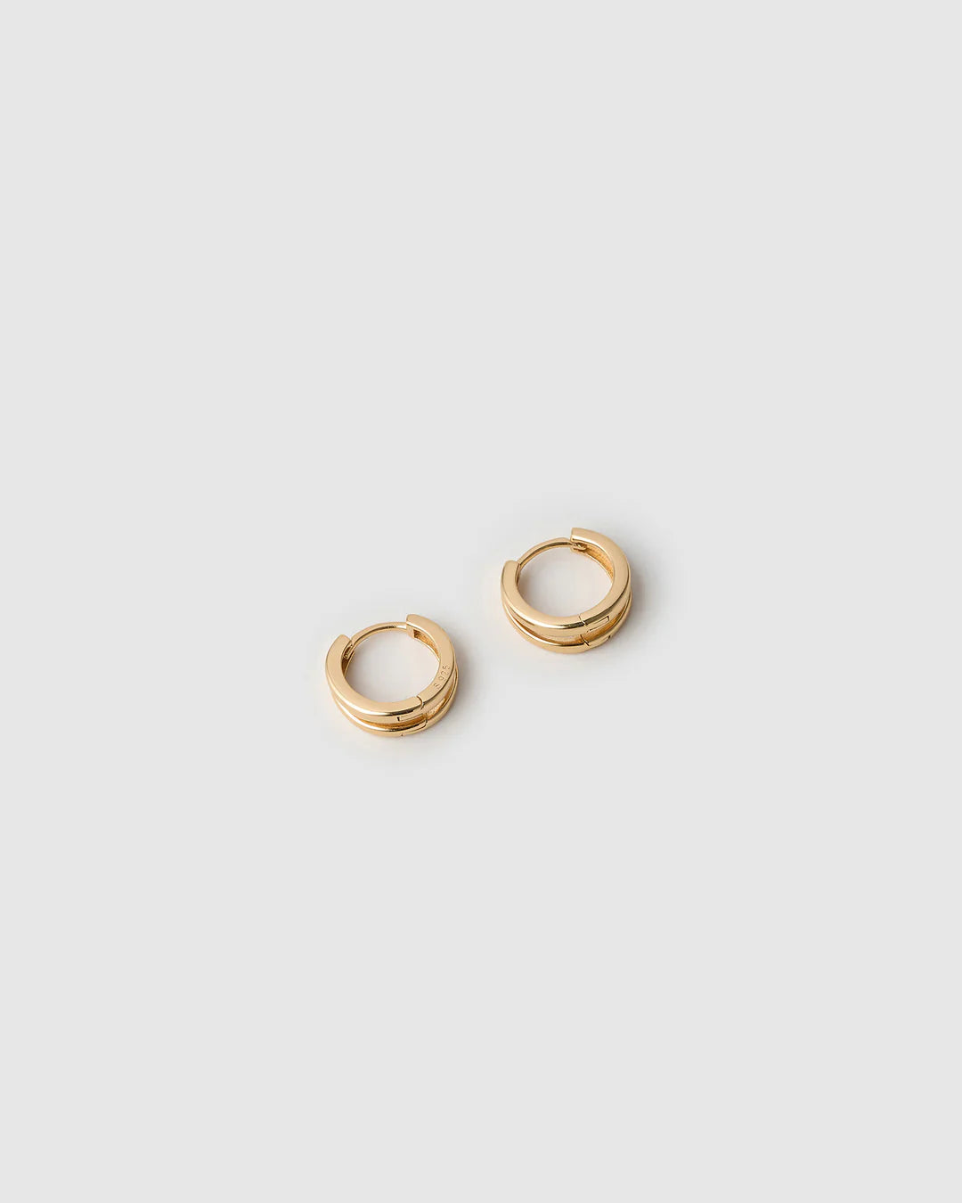 Arms Of Eve Jean Huggie Earrings, Gold
