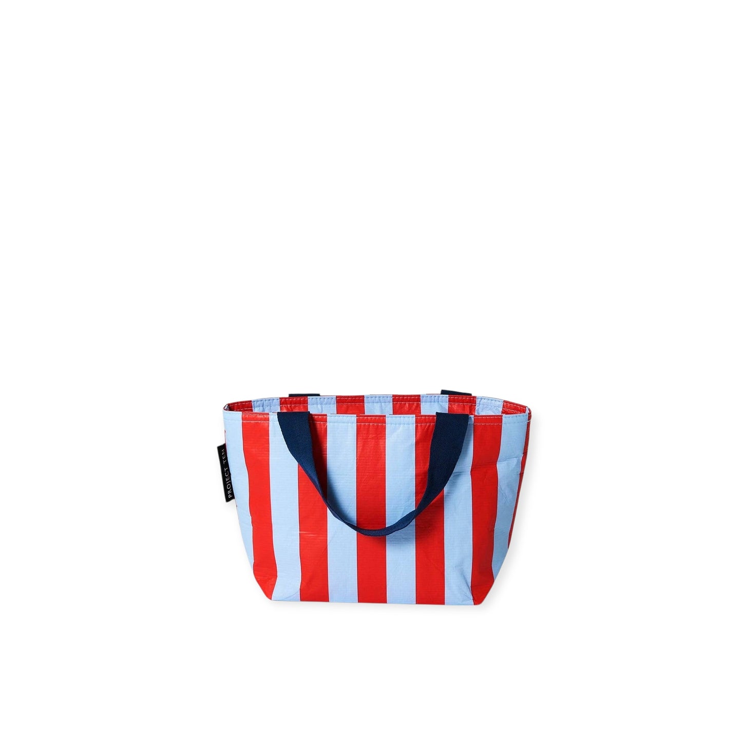 Project Ten Mini Tote, Red Blue Stripe
