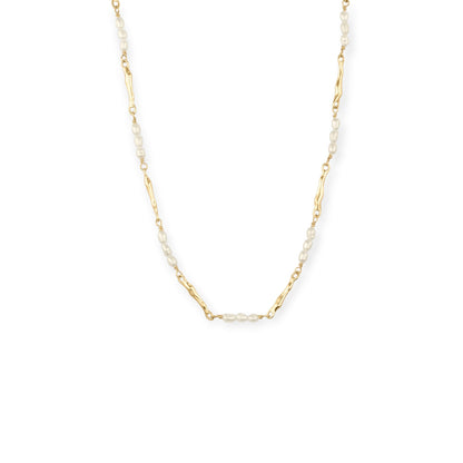 ToniMay Aphrodite Pearl Necklace, Gold