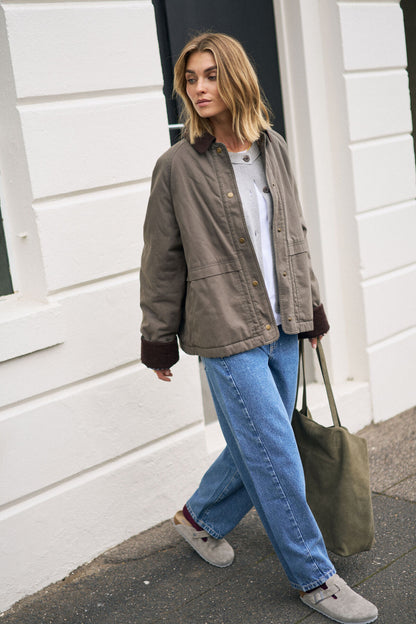 Ceres Life Blair Barn Jacket, Moss