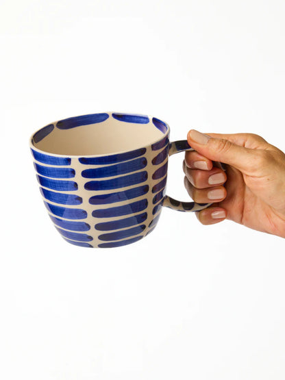 Jones & Co Chino Mug, Boss Blue Stripe