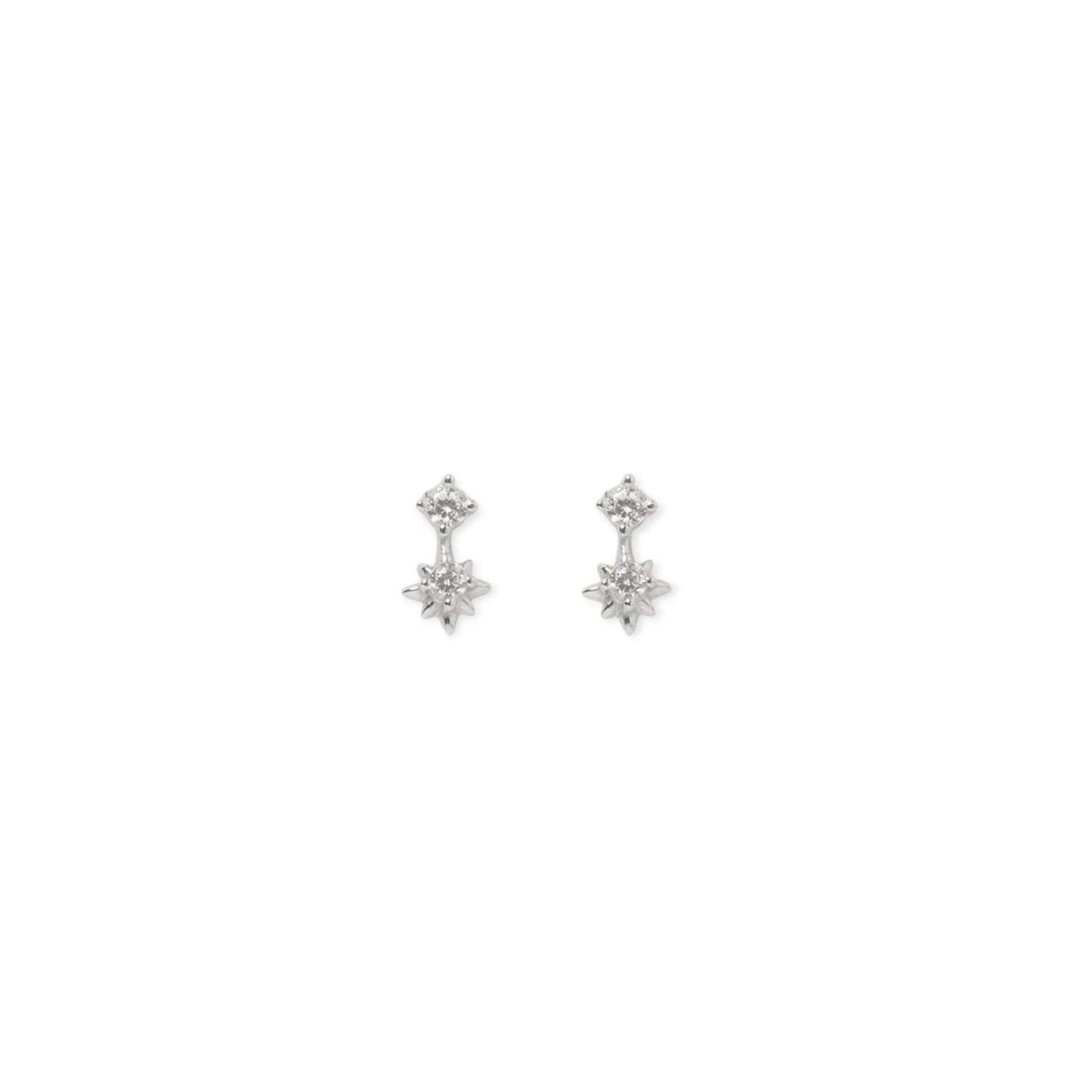 Arms Of Eve Bonnie Stud Earrings, Silver