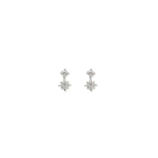 Arms Of Eve Bonnie Stud Earrings, Silver