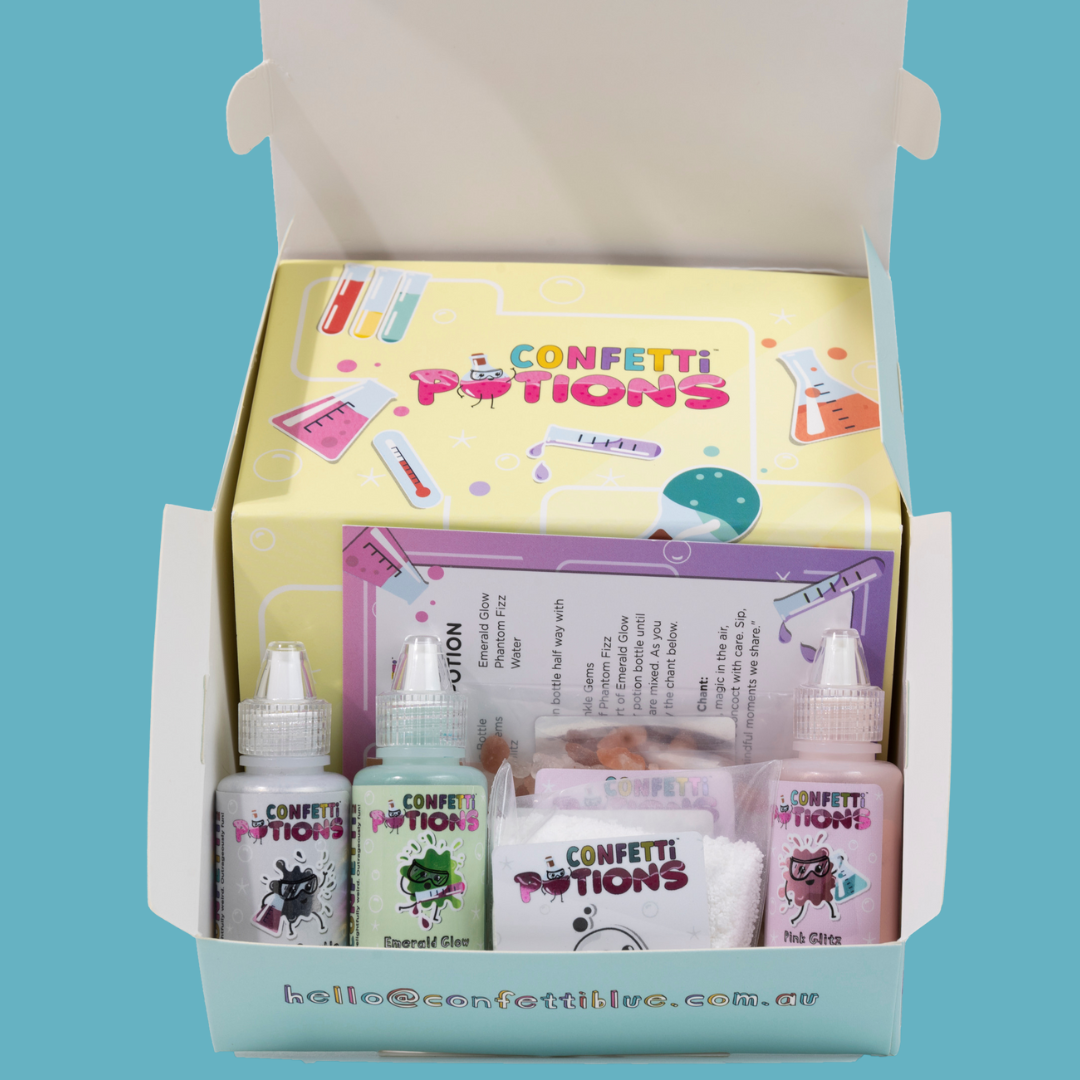 Confetti Blue Science Discovery Potion Kit