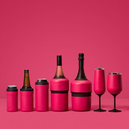 Huski Wine Tumbler, Raspberry