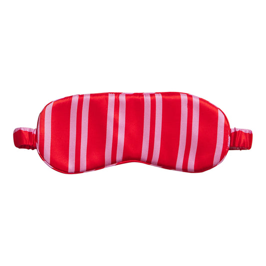 Sage & Clare Taylor Silk Eye Mask, Scarlet