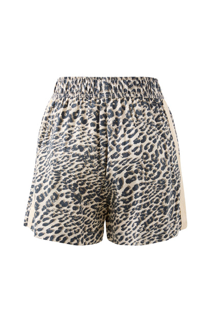 Ceres Life Mila Short, Leopard Linen Blend