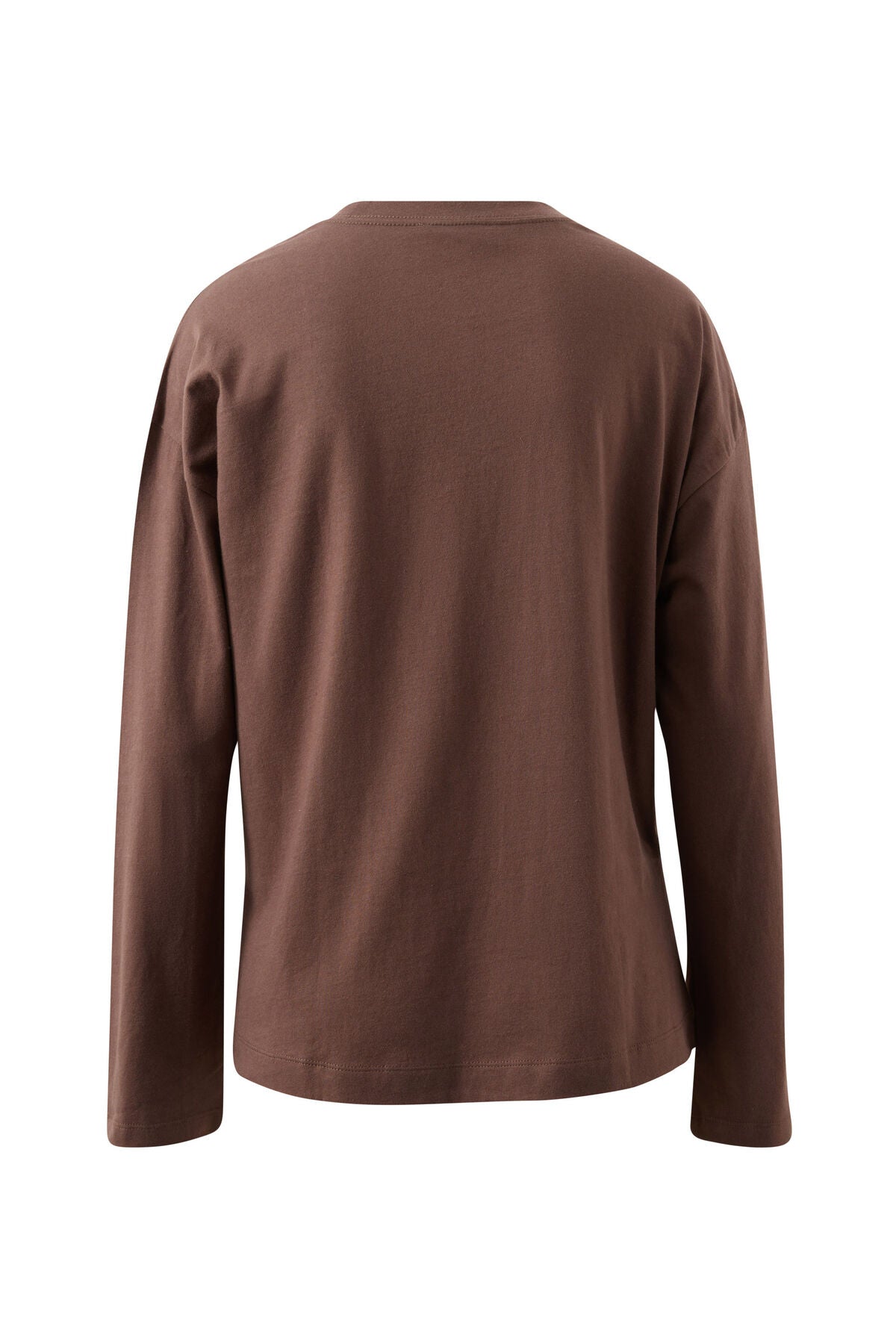 Ceres Life Scout Slouchy Long Sleeve Tee, Brunette Brown