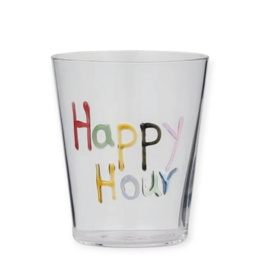 Assemble Glass Tumbler, Happy Hour