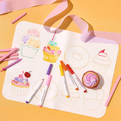 Journey Of Something Wipeable Silicone Colouring Mat, Sweet As