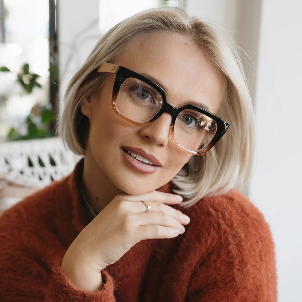 Soek Soluna Blue Light Magnifying Reader, Ombré