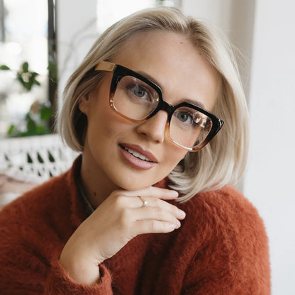 Soek Soluna Blue Light Magnifying Reader, Ombré