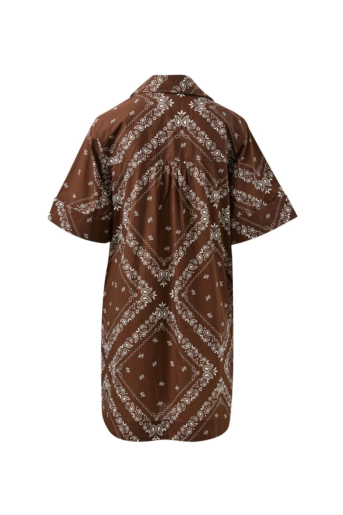 Ceres Life Sara Mini Shirt Dress, Bandana Print