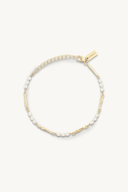 ToniMay Aphrodite Pearl Bracelet, Gold