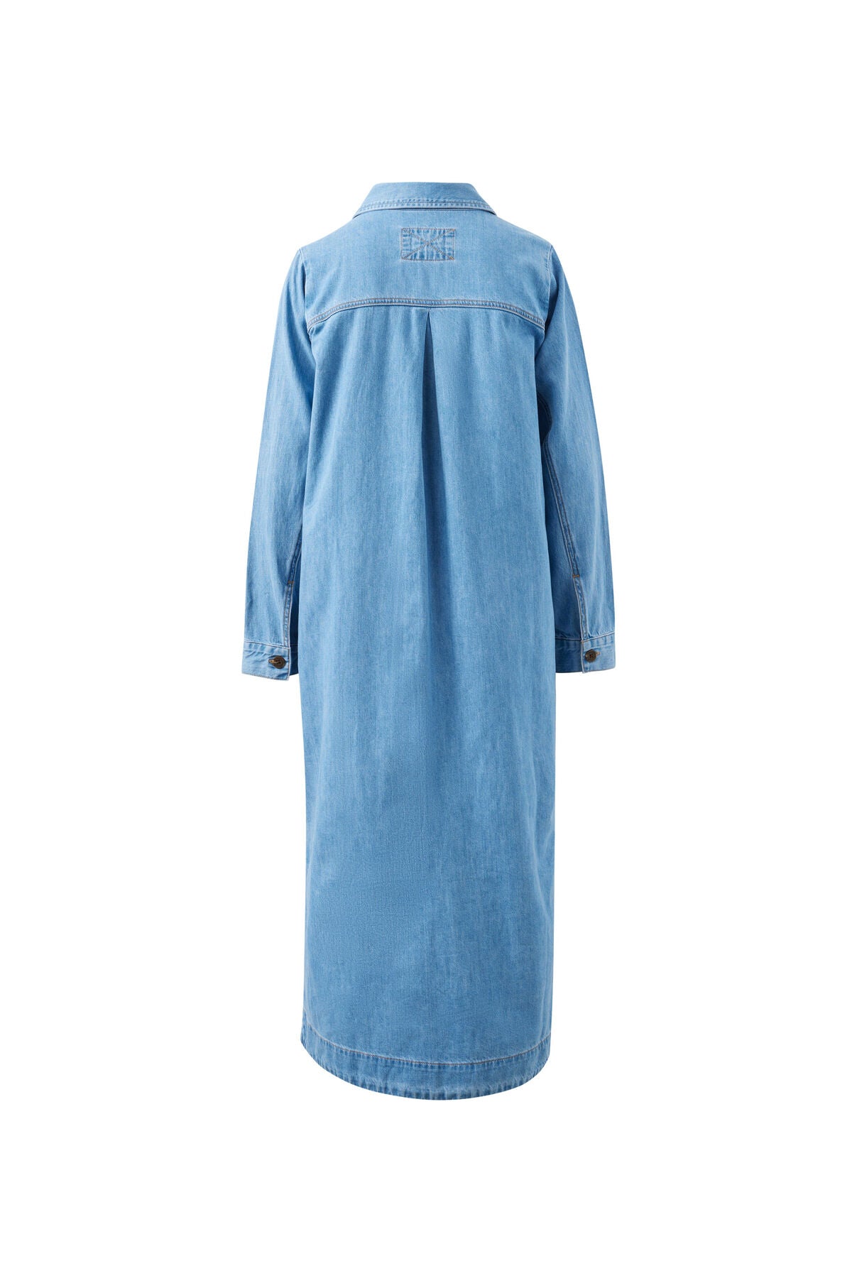 Ceres Life Rae Long Sleeve Midi Dress, New Vintage Blue