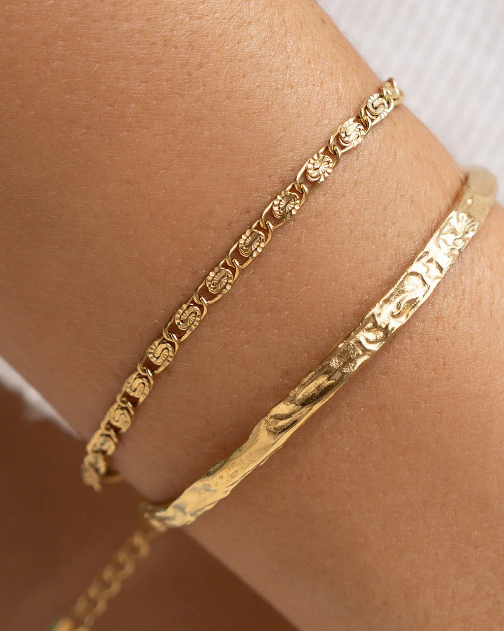 Arms Of Eve Dragon Bracelet, Gold