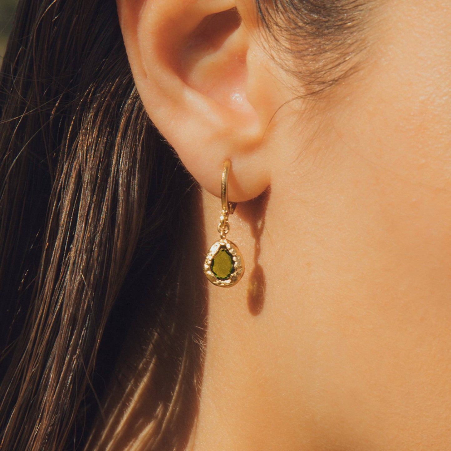 Agapée Lysia Dark Green Earrings