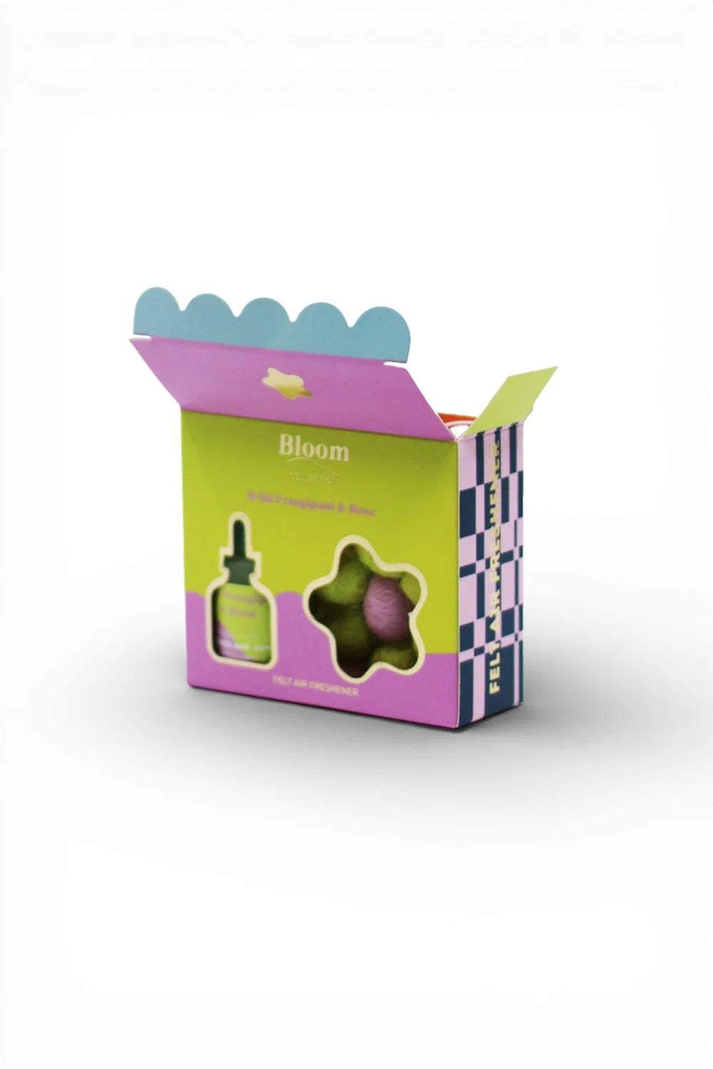 Grace and James Bloom Collection Felt Air Freshener, Wild Frangipani & Rose