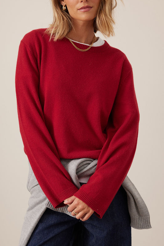 Ceres Life Ness Knit Pullover, Chilli